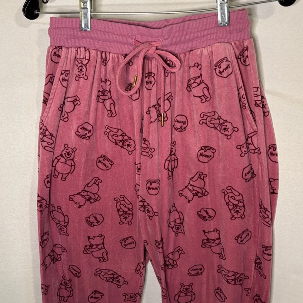 Disney Winnie the Pooh Pajama Lounge Pants Purple  Women Size XS Cozy Pajama PJ - Picture 3 of 9
